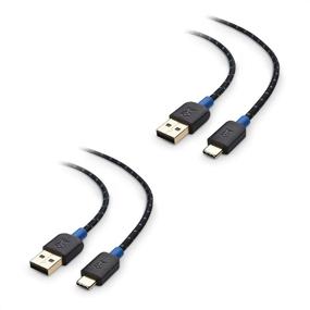 img 4 attached to 🔌 Кабель Cable Matters из 2 штук с плетеным USB C кабелем - быстрая зарядка 3A - черный - 3,3 фута - Samsung Galaxy S20, S20+, S20 Ultra, Note 10, Note 10+, LG G8, V50, Google Pixel 4 и другие.