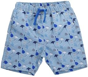 img 1 attached to 🩳 Trunks Toddler Swim Shorts for Boys' Bathing 12 Clothing