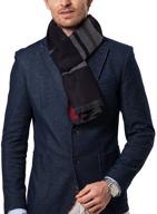 shubb scarves cashmere classic checked men's accessories logo