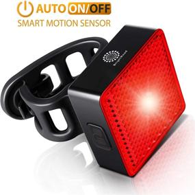 img 3 attached to 🚴 BrightRoad Smart Bike Tail Light with Reflectors - Bright 40 Lumens Warning LED Rear Bike Light, Rechargeable & IPX6 Waterproof - Auto On/Off Sensor for Safety Bicycle Helmet Light