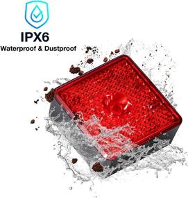 img 1 attached to 🚴 BrightRoad Smart Bike Tail Light with Reflectors - Bright 40 Lumens Warning LED Rear Bike Light, Rechargeable & IPX6 Waterproof - Auto On/Off Sensor for Safety Bicycle Helmet Light