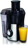 hamilton beach 67608 big mouth juice extractor: premium stainless steel (discontinued) for large batches of fresh juice! логотип