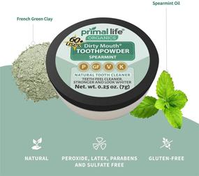 img 3 attached to 🦷 Dirty Mouth Tooth Powder: Natural Teeth Whitening with Essential Oils and Bentonite Clay.