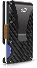 img 4 attached to 💼 Sleek Carbon Fiber Wallet for Stylish Men | Men's Accessories at their Finest