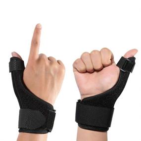 img 1 attached to Thumb Brace Splint Tendonitis Immobilizer