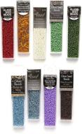 🌈 vibrant multi-colored seed beads for diy projects with cousin diy spring colors seed beads bundle pack logo