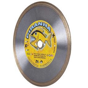 img 3 attached to 💎 7-Inch Delta Diamond Piranha Premium Tile Diamond Blade - Dry/Wet Cutting for Porcelain & Ceramic Tile, Stone - DM-7/8"-5/8" Arbor (7")