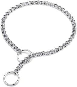 img 4 attached to Mogoko Stainless Steel Dog Choke 🐶 Chain Collar: Ultimate Pet Training and Walking Choker