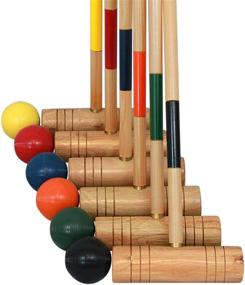 img 3 attached to 🏑 Discover the Exquisite Baden Deluxe Series Croquet Set for Unforgettable Outdoor Fun