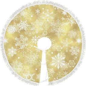 img 4 attached to Christmas Snowflake Decorations Farmhouse Ornaments Seasonal Decor