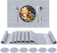 lemecima placemats with coasters: high-resistance and compatibility логотип