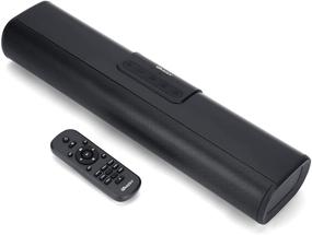 img 4 attached to 🔊 VANZEV 16-Inch Small Sound Bar: Powerful Wireless Bluetooth Speakers for Immersive 3D Surround Sound, Home Theater/Gaming/Computer, Wall Mountable with HDMI ARC/Coaxial/AUX/USB