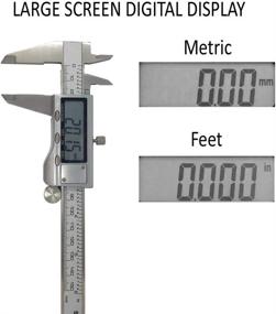 img 1 attached to 📏 MMG Stainless Electronic Millimeters with Fractional Precision