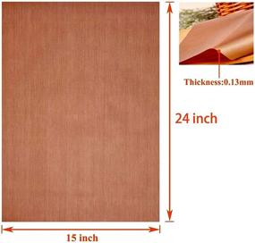 img 3 attached to 🔥 Teflon Sheet 4 Pack: KEWAYO Heat Transfer Cover Paper for Heat Press - Ideal for Cricut Iron HTV Vinyl, Sublimation, Baking, and Crafts