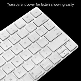 img 1 attached to 🔆 Прозрачный ультратонкий защитный чехол для клавиатуры Apple Wireless Magic Keyboard 1 / Magic Keyboard 2 A1644 (Модель: MLA22L/A, Клавиатура для США) - ProElife