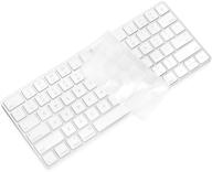 🔆 прозрачный ультратонкий защитный чехол для клавиатуры apple wireless magic keyboard 1 / magic keyboard 2 a1644 (модель: mla22l/a, клавиатура для сша) - proelife логотип