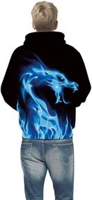 img 1 attached to 👕 GLUDEAR Novelty Hoodies Sweatshirts Pullover Boys' Clothing for Fashionable Hoodies & Sweatshirts