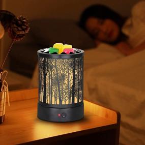 img 1 attached to 🕯️ Hituiter Electric Wax Melt Warmer with Timer: Ultimate Fragrance Warmer for Scented Wax Melts with Night Light Design - Classic Timer Setting (3/6/9 H) Ideal Home Accessory