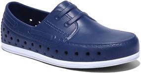 img 3 attached to 👞 ANLUKE Lightweight Summer Boys' Sandals, Navy Blue - Size 1
