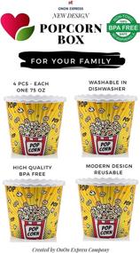 img 2 attached to 🍿 Top-notch Reusable Plastic Popcorn Containers: A Must-Have for Theater Food Service Equipment & Supplies