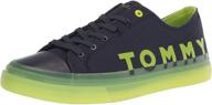 👟 stylish and vibrant: tommy hilfiger reids sneaker yellow - stride in fashion logo