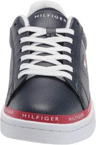 img 3 attached to Tommy Hilfiger Lewin Sneaker Black Men's Shoes in Fashion Sneakers