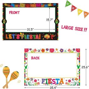 img 3 attached to 🌺 Frida Kahlo-inspired Mexican Fiesta Photo Booth Frame: Perfect for Cinco de Mayo, Bachelorette, Wedding, or Bridal Shower!