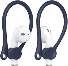 img 4 attached to 🎧 elago Улучшенная крючковая насадка для Apple Airpods 1 и 2 и AirPods Pro - Эргономичный дизайн, прочная конструкция из ТПУ, идеально подходит для занятий спортом [джинсовый индиго].