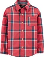 👕 boys' woven buttonfront shirt by oshkosh b'gosh logo