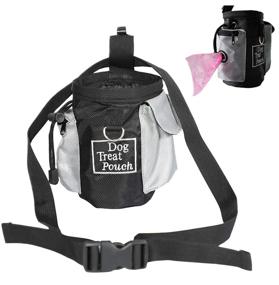 img 4 attached to 🐶 Doglay Dog Treat Pouch: Training Bag with Adjustable Waist Strap, Poop Bag Dispenser, and Storage for Treats, Kibbles, Toys