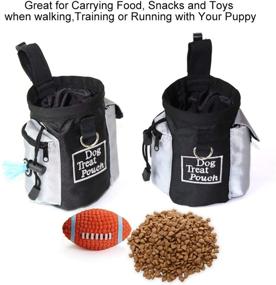 img 1 attached to 🐶 Doglay Dog Treat Pouch: Training Bag with Adjustable Waist Strap, Poop Bag Dispenser, and Storage for Treats, Kibbles, Toys