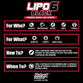 img 2 attached to 💪 Lipo-6 Black Extreme Potency: Advanced Weight Loss Supplement with Appetite Control, Energy Boost & Fat Burning - 120 Count