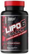 💪 lipo-6 black extreme potency: advanced weight loss supplement with appetite control, energy boost & fat burning - 120 count logo