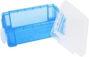 img 2 attached to BILLIOTEAM Stackable Translucent Container Organizer