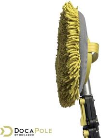 img 1 attached to 🧹 DocaPole Chenille Microfiber Wall Duster with Extension Pole Compatibility - High Reach Duster for Walls, Ceilings, and More - Washable Cleaning Cloth Included (Pole NOT Included)