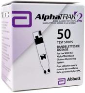 🐾 alphatrak 2 pet blood glucose test strips: 50ct pack for diabetes monitoring in dogs and cats logo