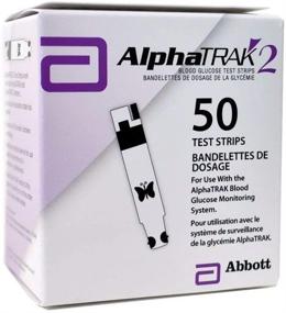 img 1 attached to 🐾 AlphaTRAK 2 Pet Blood Glucose Test Strips: 50ct Pack for Diabetes Monitoring in Dogs and Cats