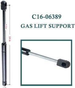 img 3 attached to 🚚 Wadoy 14-Inch Truck Camper Shell Lift Supports Gas Spring Struts Shocks, C16-06389 (2 pack)