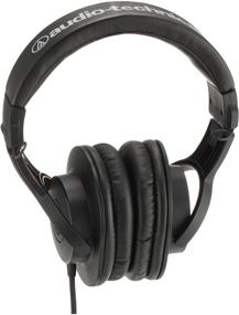 img 1 attached to Black Audio-Technica ATH-M20X Professional Headphones for Studio Monitoring
