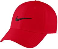 🧢 nike solid swoosh cotton baseball cap: top-notch style and comfort combined! logo
