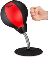 tech tools stress buster desktop punching bag: the ultimate stress relief ball for your desk - perfect funny gift for boss or coworker logo