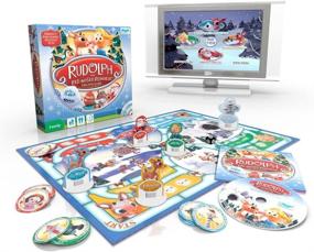 img 1 attached to 🦌 Unleash the Festive Fun with Rudolph Red Nosed Reindeer DVD Game!