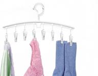 set of 3 white clip & drip add-on hangers by whitmor for efficient drying and space-saving logo
