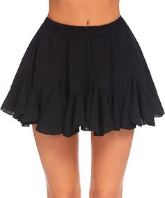 img 4 attached to Avidlove Pleated Waisted Ruffles Lingerie Women's Clothing in Skirts