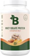 🌱 bloom nutrition cinnamon bun whey protein isolate powder: fast digesting, low carb & keto friendly logo
