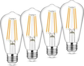 img 4 attached to 💡 Unicozin Vintage LED Dimmable Filament Bulb