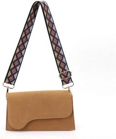 img 1 attached to 👜 TANOSII Wide Purse Strap: Adjustable Handbag Replacement Shoulder Crossbody Strap