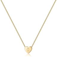 gold initial heart necklace thanksgiving logo