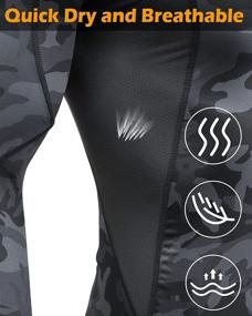 img 1 attached to 👕 Men's Active Clothing: Milin Naco Baselayer Compression Shirts - Black, Size M