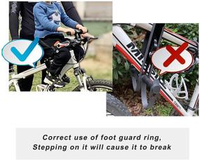 img 1 attached to 🚴✨ Детское велокресло TWSOUL - крепится спереди, с педалями | Совместимо со всеми взрослыми горными велосипедами